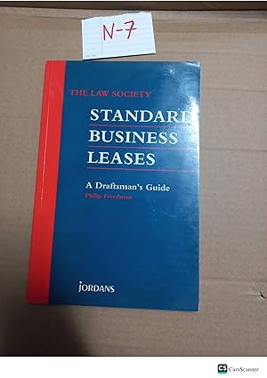 Standard Business Leases A Draftsman's Guide By Phillip Freedman