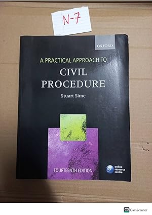A Practical Approach To Civil Procedure 14th Ed By Stuart Sime