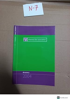 Directory 2004 By Chancery Bar Association