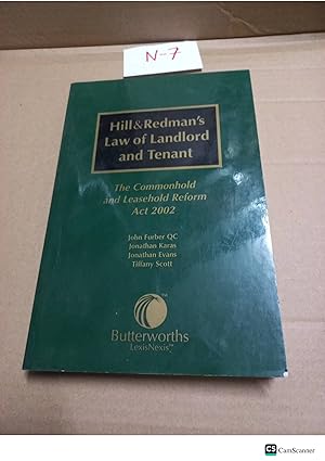 Hill And Redman's Law Of Landlord And Tenant The Commonhold And Leasehold Reform Act 2002