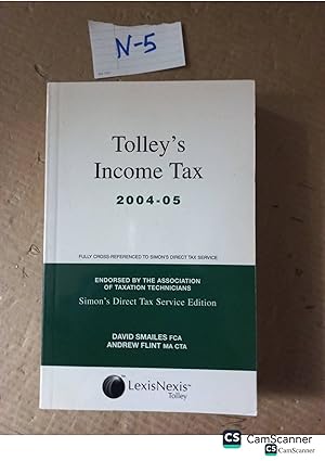 Tolley's Income Tax 2004-05 By Smailes And Flint