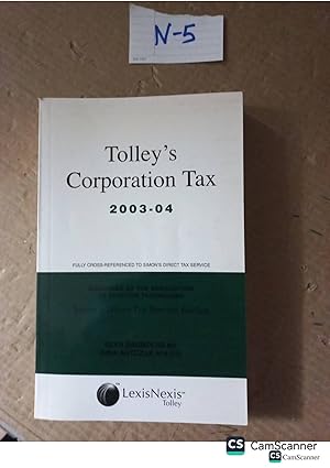 Tolley's Corporation Tax 2003-04 By Saunders And Antczak