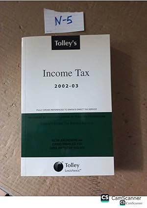 Tolley's Income Tax 2002-03 By Saunders And Smailes
