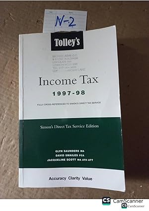 Tolley's Income Tax 1997-98 By Glyn Saunders And David Smailes