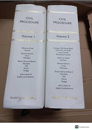 Civil Procedure Vol 2 The White Book Service 2009