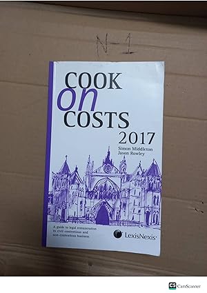 Cook On Costs 2017 By Middleton And Rowley