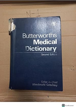 Butterworths Medical Dictionary 2nd Ed By MacDonald Critchley