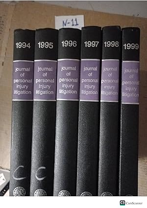 Journal Of Personal Injury Litigation 1994-1999 Full Set