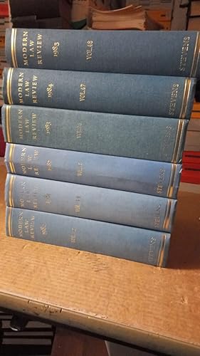 Modern Law Review 1974-2007 Full Set