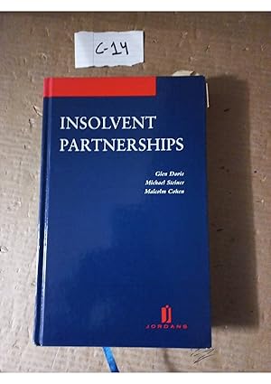 Insolvent Partnerships By Michael Steiner And Malcolm Cohen