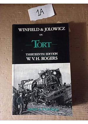 Winfield And Jolowicz On Tort 13th Ed By Rogers