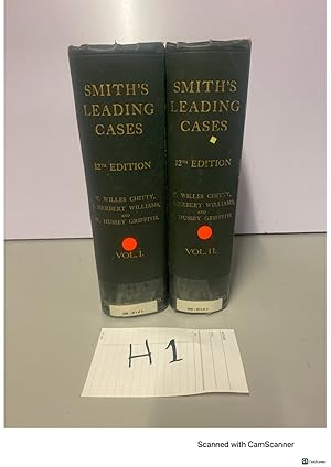Smith's Leading Cases 12th Ed Vol 1 And 2 By Chitty, Denning And Harvey