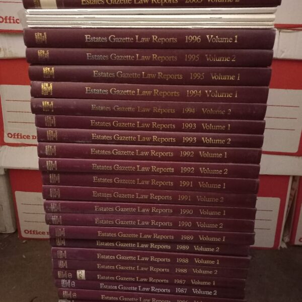 Estates Gazette Law Reports 1985-2003