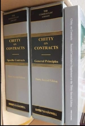 Chitty on Contracts 32nd ed Volumes 1 & 2 with 2nd Supplement Hugh Beale