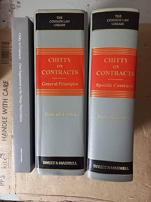 Chitty On Contracts 33rd Ed 2 Vols The Common Law Library complete set