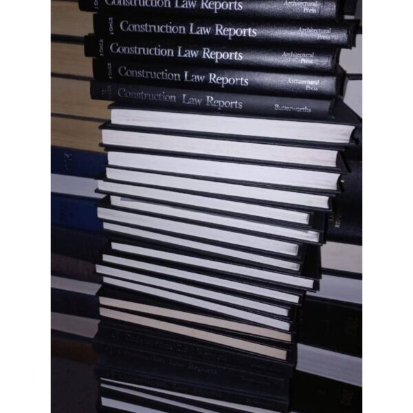 Construction Law Reports Complete Set updated till 2007