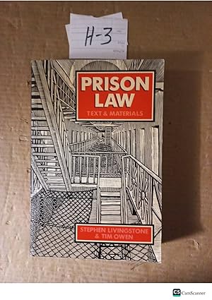Prison Law Text And Materials By Stephen Livingstone And Tim Owen