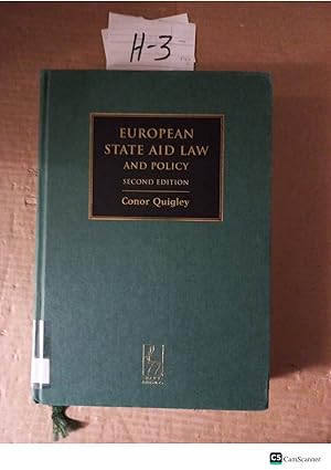 European State Aid Law And Policy 2nd Ed Conor Quigley