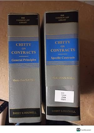 Chitty On Contracts 34th Ed Vol 1 And 2 Specific Contracts And General Principles