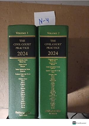 The Civil Court Practice 2024 Vol 1 And 2 By Richardson Green Books Complete set