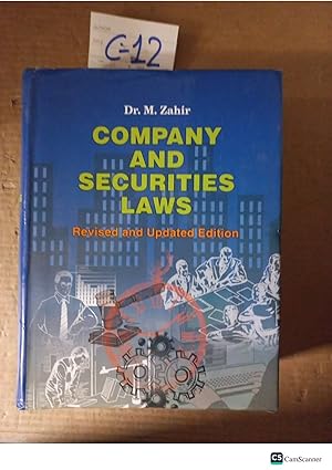 Company And Securities Laws Revised And Updated Ed By Dr M Zahir