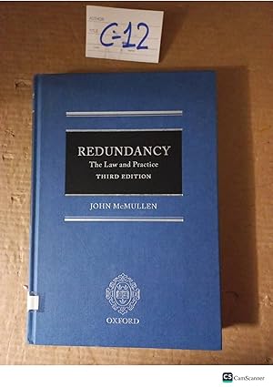 Redundancy The Law And Practice 3rd Ed By John McMullen