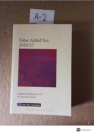 Value Added Tax 2016/17 By Andrew Needham