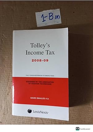 Tolley's Income Tax 2008-09 By David Smailes