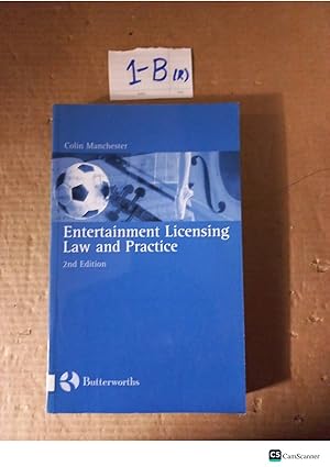 Entertainment Licensing Law And Practice 2nd Ed By Colin Manchester
