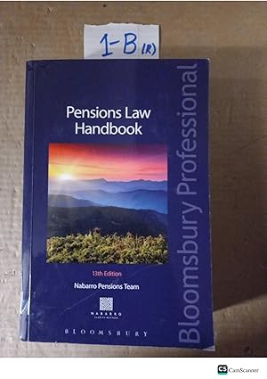 Pensions Law Handbook 13th Ed By Nabarro Pensions Team