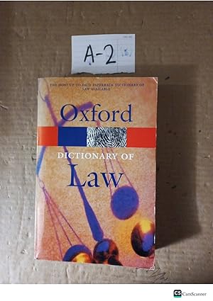 Oxford Dictionary Of Law