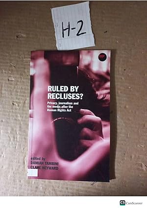 Ruled By Recluses? By Tambini And Hayward