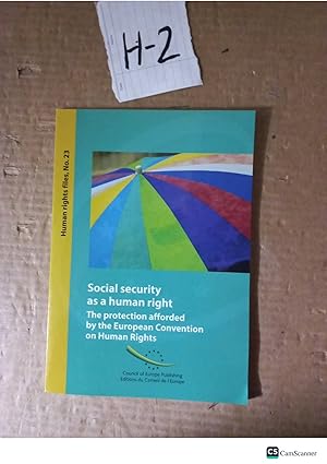 Social Security As A Human Right