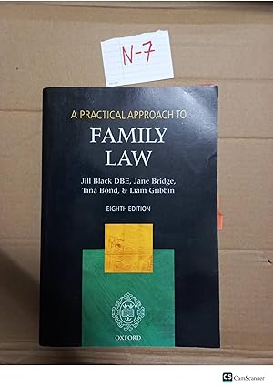 A Practical Approach To Family Law 8th Ed By Black,Bond And Gribbin