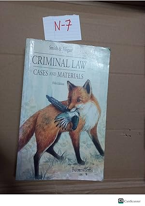 Criminal Law Cases And Materials 5th Ed By Smith And Hogan