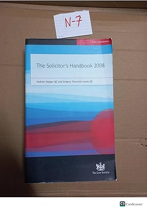 The Solicitor's Handbook 2008 By Hopper And Treverton-Jones