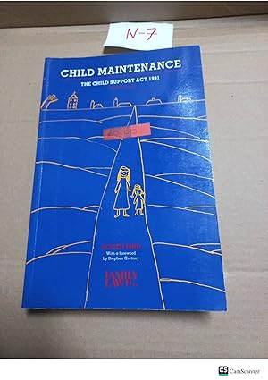Child Maintenance The Child Support Act 1991 By Roger Bird