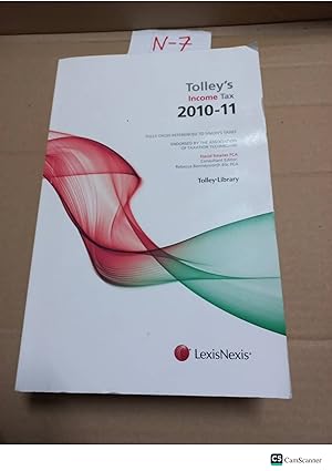 Tolley's Income Tax 2010-11 By David Smailes