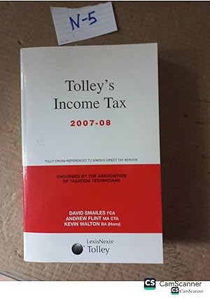 Tolley's Income Tax 2007-08 By Smailes And Flint