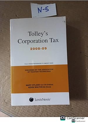 Tolley's Corporation Tax 2008-09 By Hyland And Walton