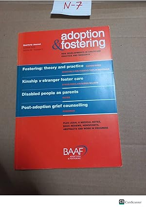 Adoption And Fostering 2002 Vol 26 No 2