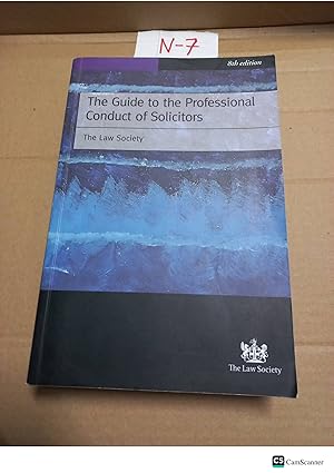 The Guide To The Professional Conduct Of Solicitors 8th Ed By The Law Society