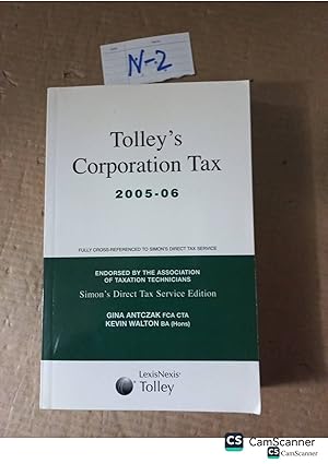 Tolley's Corporation Tax 2005-06 By Antczak And Walton
