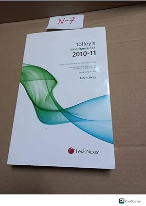Tolley's Inheritance Tax 2010-11 By Jon Golding