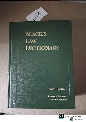 Black's Law Dictionary 9th Ed By Bryan A Garner