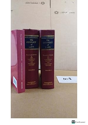 The Conflict Of Laws 14th Ed Vol 1,2 With Cumulative Supplement By Dicey, Morris And Collin