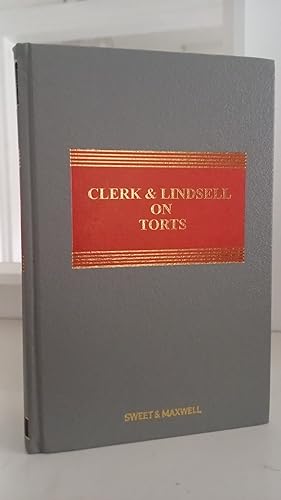 Clerk And Lindsell On Torts 21st Ed