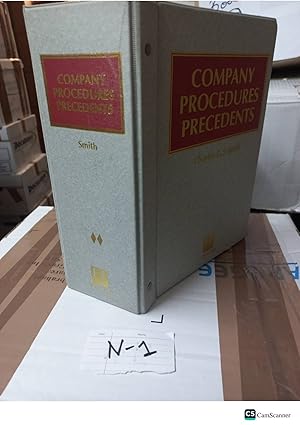Company Procedures Precedents Looseleaf By Smith