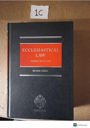 Ecclesiastical Law 3rd Ed By Mark Hill
