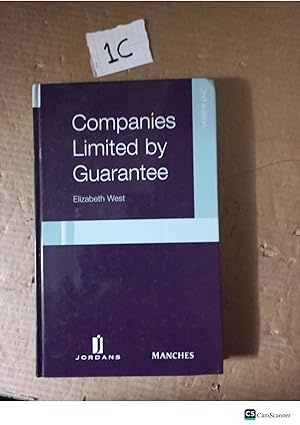 Companies Limited By Guarantee By Elizabeth West